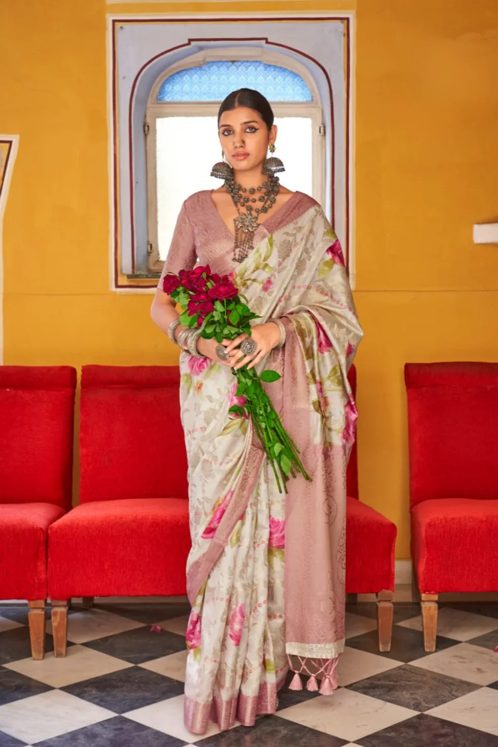 Pashmina Saree